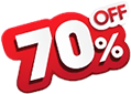 70%OFF